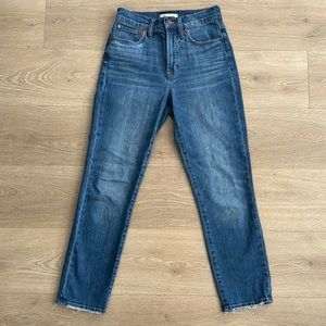 Madewell Perfect Cropped Jean Medium Blue